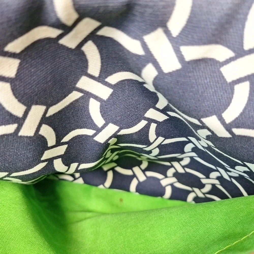 Ame & LuLu Weekender XL Duffle Green Blue White Extra‎ Large Travel Tote Beach
